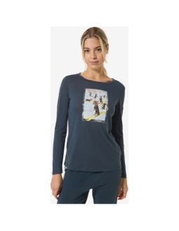 Longsleeve super.natural w dachshund party ls granatowy 2