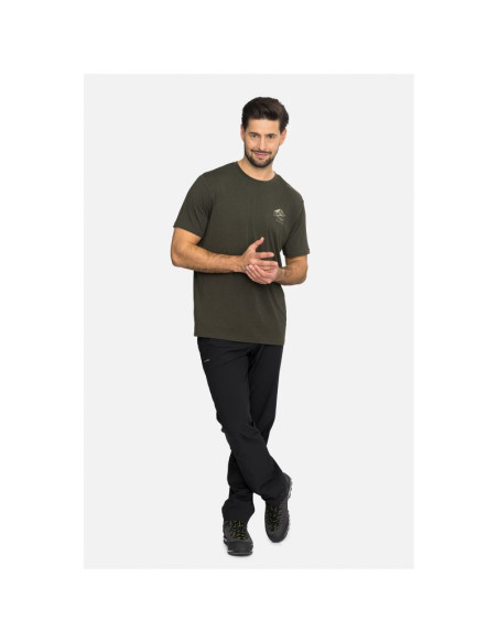 T-shirt męski viking lenta bamboo light man ciemno zielony