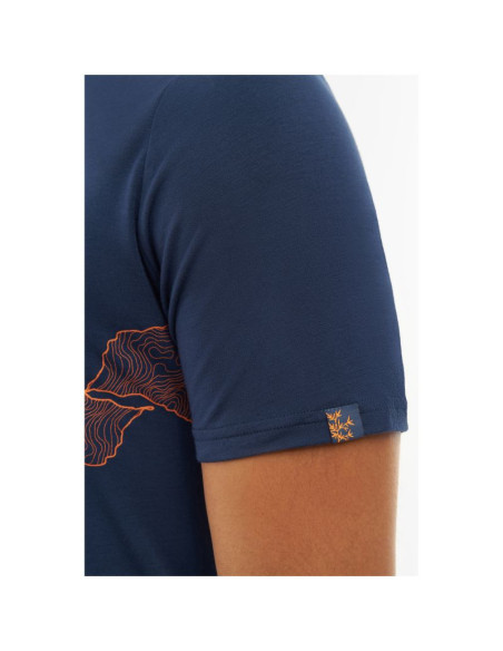 T-shirt męski viking lenta bamboo light man niebieski