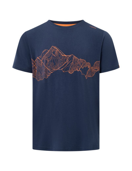 T-shirt męski viking lenta bamboo light man niebieski
