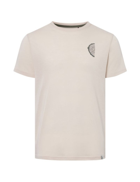 T-shirt męski viking rune man beżowy