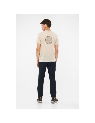 T-shirt męski viking rune man beżowy