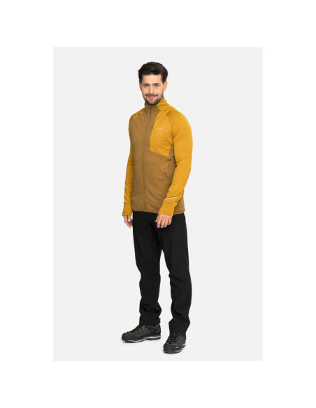 Bluza męska viking birger man rozpinana brązowo żółta