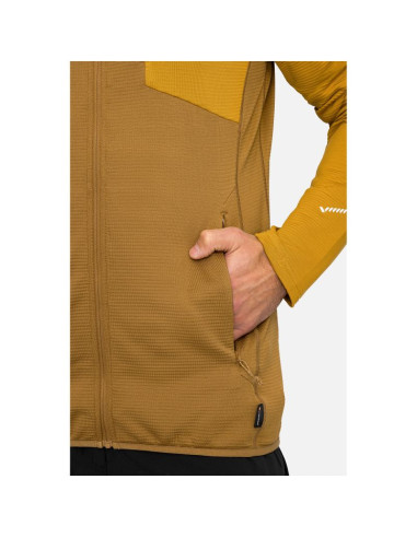 Bluza męska viking birger man rozpinana brązowo żółta