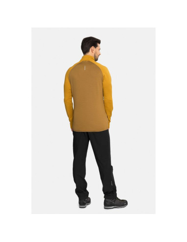 Bluza męska viking birger man rozpinana brązowo żółta