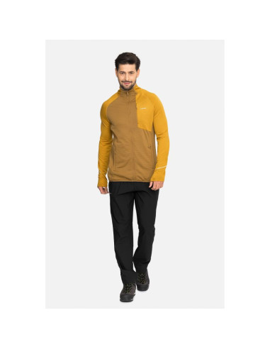 Bluza męska viking birger man rozpinana brązowo żółta