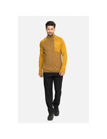 Bluza męska viking birger man rozpinana brązowo żółta
