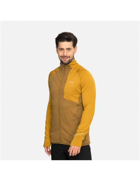 Bluza męska viking birger man rozpinana brązowo żółta