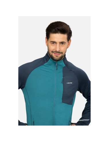 Bluza męska viking birger man rozpinana niebiesko granatowa