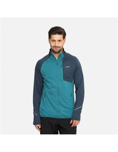 Bluza męska viking birger man rozpinana niebiesko granatowa