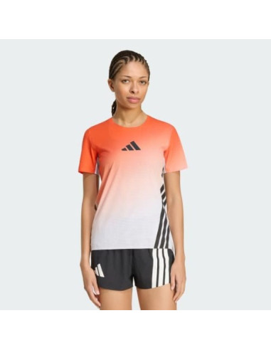 Koszulka do biegania damska adidas terrex xpr pro tee - white/semi impact orange rozmiar: s
