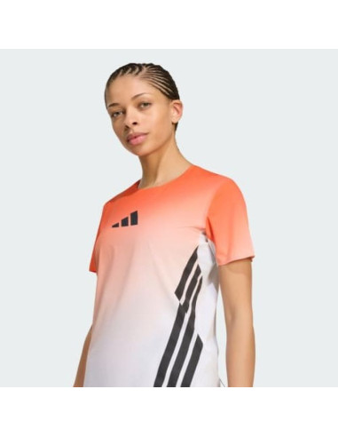 Koszulka do biegania damska adidas terrex xpr pro tee - white/semi impact orange rozmiar: s