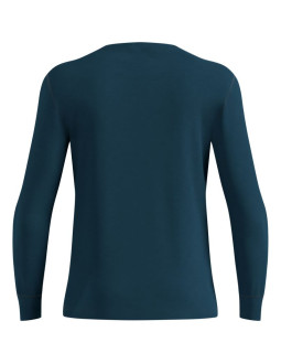 Koszulka termoaktywna z długim rękawem męska odlo merino 200 bl top crew neck l/s zielona 2