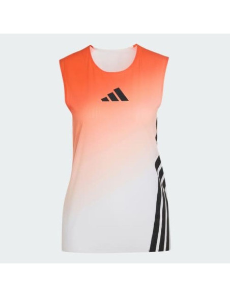 Koszulka do biegania damska adidas terrex xperior pro tank - white/semi impact orange rozmiar: s