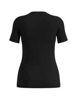Koszulka termoaktywna damska odlo merino 200 bl top crew neck ss - black rozmiar: s