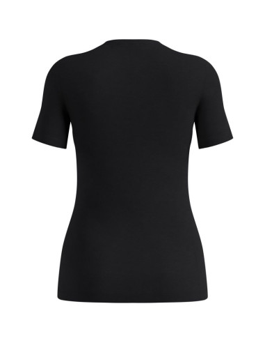 Koszulka termoaktywna damska odlo merino 200 bl top crew neck ss - black rozmiar: s