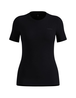 Koszulka termoaktywna damska odlo merino 200 bl top crew neck ss - black rozmiar: s 2
