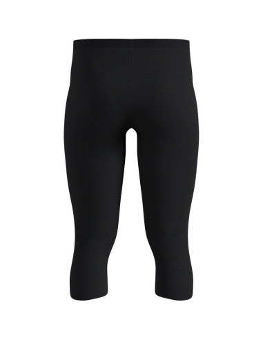 Legginsy termoaktywne odlo merino 200 bl bottom 3/4 - black rozmiar: m