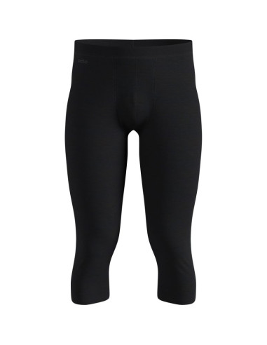 Legginsy termoaktywne odlo merino 200 bl bottom 3/4 - black rozmiar: m