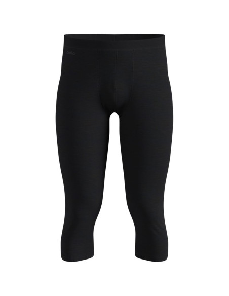 Legginsy termoaktywne odlo merino 200 bl bottom 3/4 - black rozmiar: m