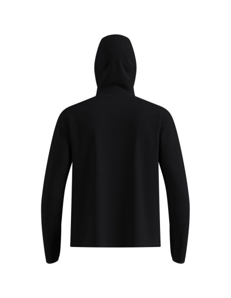 Bluza z kapturem męska odlo cubic mid layer hoody czarna