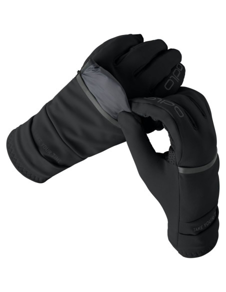 Rękawice odlo gloves full finger multisport windproof light czarne