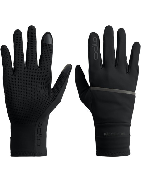 Rękawice odlo gloves full finger multisport windproof light czarne