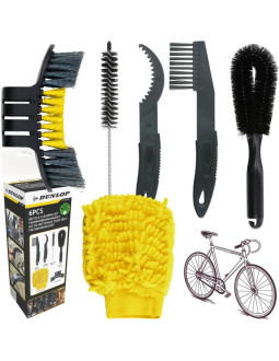 Zestaw do czyszczenia roweru 6 elementów dunlop