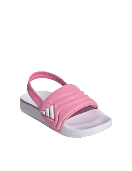 Klapki dla dzieci adidas adilette estrap 2.0 c różowe hq9201
