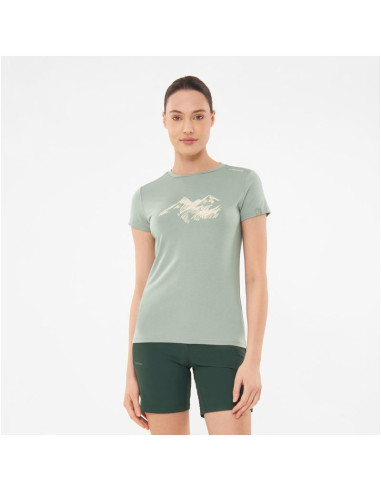 T-shirt damski viking lenta bamboo light lady zielony