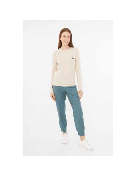 Longsleeve damski viking escalante lady bamboo beżowy
