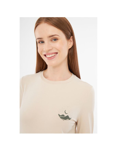 Longsleeve damski viking escalante lady bamboo beżowy