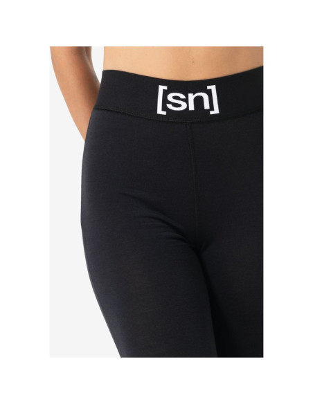Legginsy termoaktywne damskie super.natural tundra175 tight - black rozmiar: s