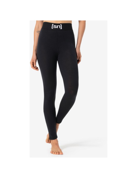 Legginsy termoaktywne damskie super.natural tundra175 tight - black rozmiar: s