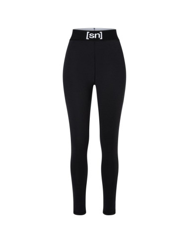 Legginsy termoaktywne damskie super.natural tundra175 tight - black rozmiar: s