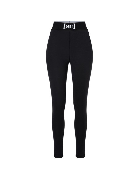 Legginsy termoaktywne damskie super.natural tundra175 tight - black rozmiar: s