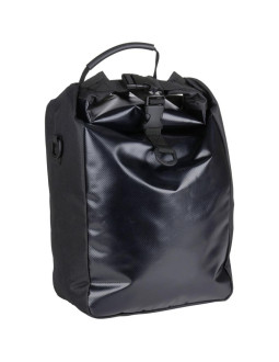Sakwa torba rowerowa wodoszczelna tylnia na bagażnik czarna 14l dunlop 2