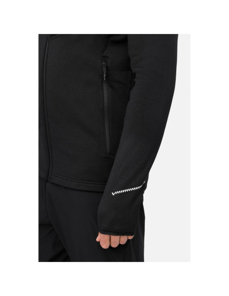 Bluza męska viking arbaz man polartec z kapturem czarna