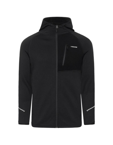 Bluza męska viking arbaz man polartec z kapturem czarna
