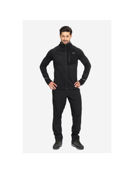 Bluza męska viking arbaz man polartec z kapturem czarna