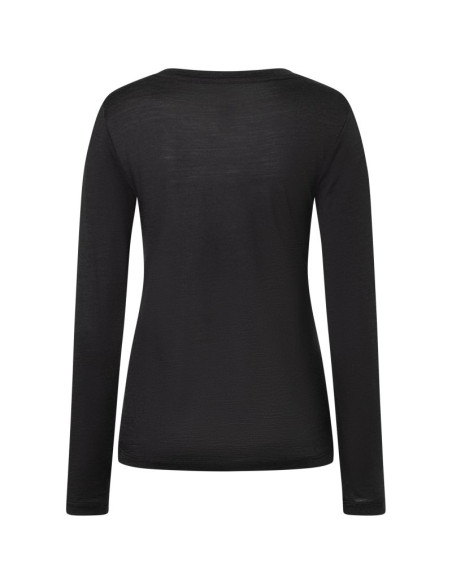 Longsleeve damski super.natural w outdoor night ls czarny