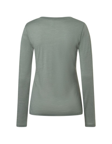 Longsleeve damski super.natural w bergglück ls zielony