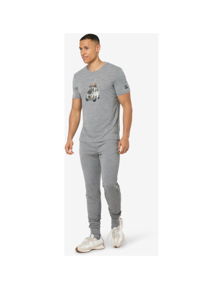 Koszulka męska super.natural m carski tee szara