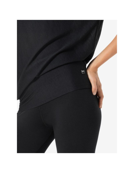 Koszulka z krótkim rękawem damska super.natural w yoga loose tee czarna