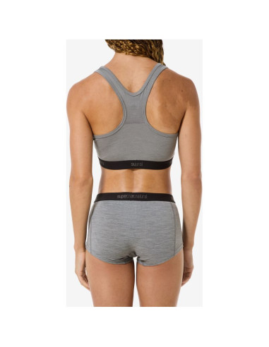 Bokserki sportowe damskie super.natural w tundra175 boyfriend hipster szare