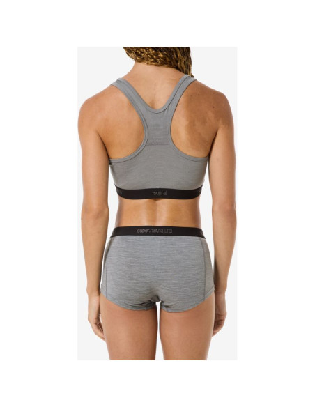 Bokserki sportowe damskie super.natural w tundra175 boyfriend hipster szare