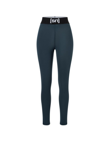 Spodnie termoaktywne damskie super.natural tundra 175 tight granatowe