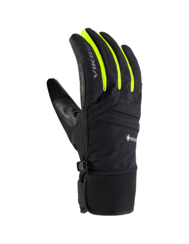 Rękawice multifunkcyjne dla dorosłych viking whistler gtx czarno żółte