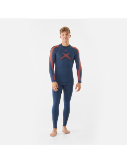 Bielizna termoaktywna viking base layer primeone set - navy/orange rozmiar: xl 2