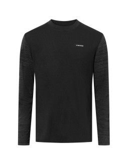 Bluza termoaktywna viking base layer novena longsleeve - black rozmiar: m 2